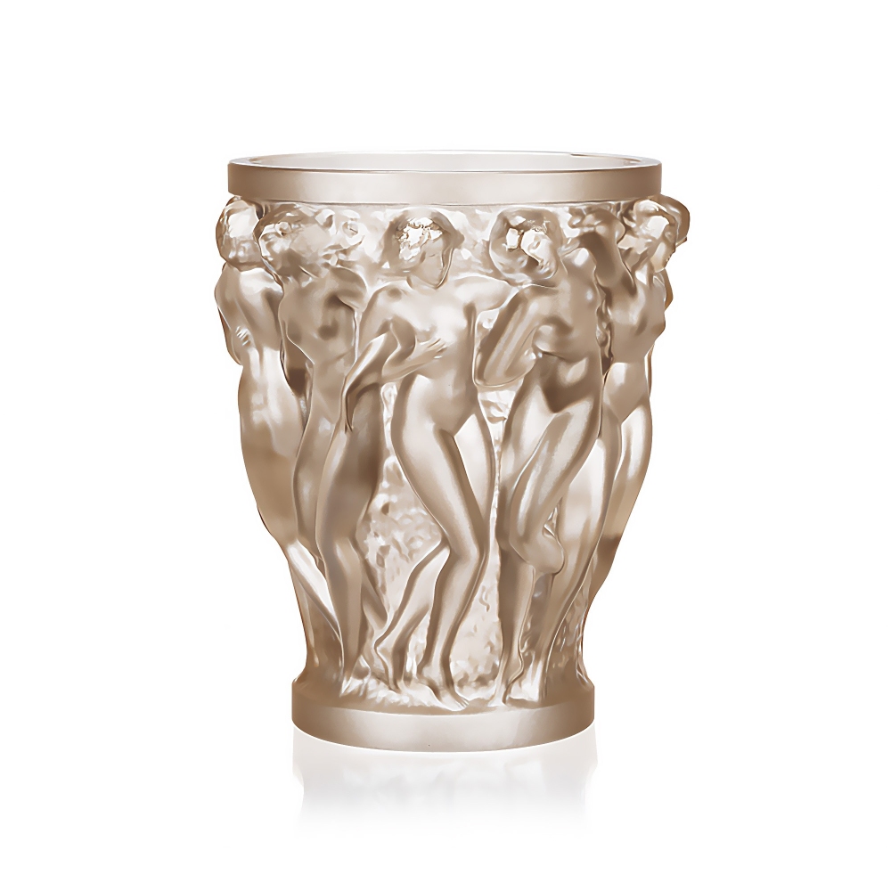 Lalique Vaso in cristallo Bacchantes...