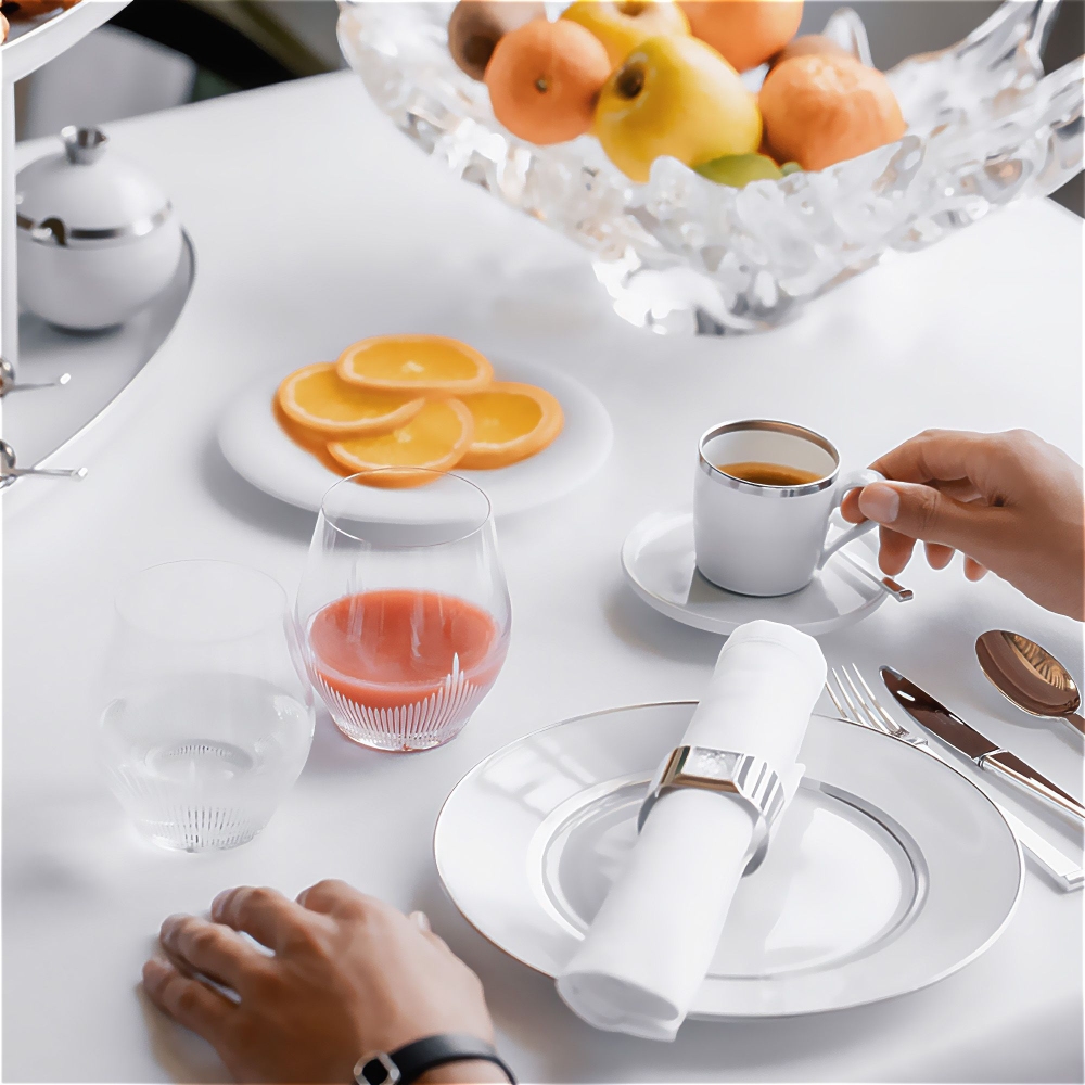 Lalique Coppa in cristallo grande Champs Élysées Incolore