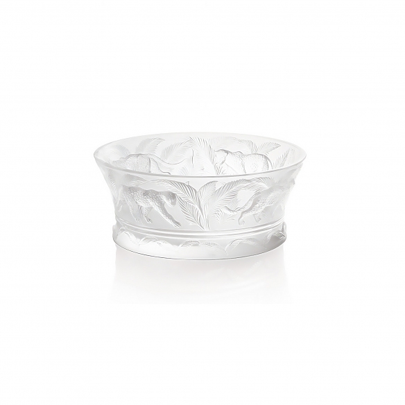Lalique Jungle crystal bowl
