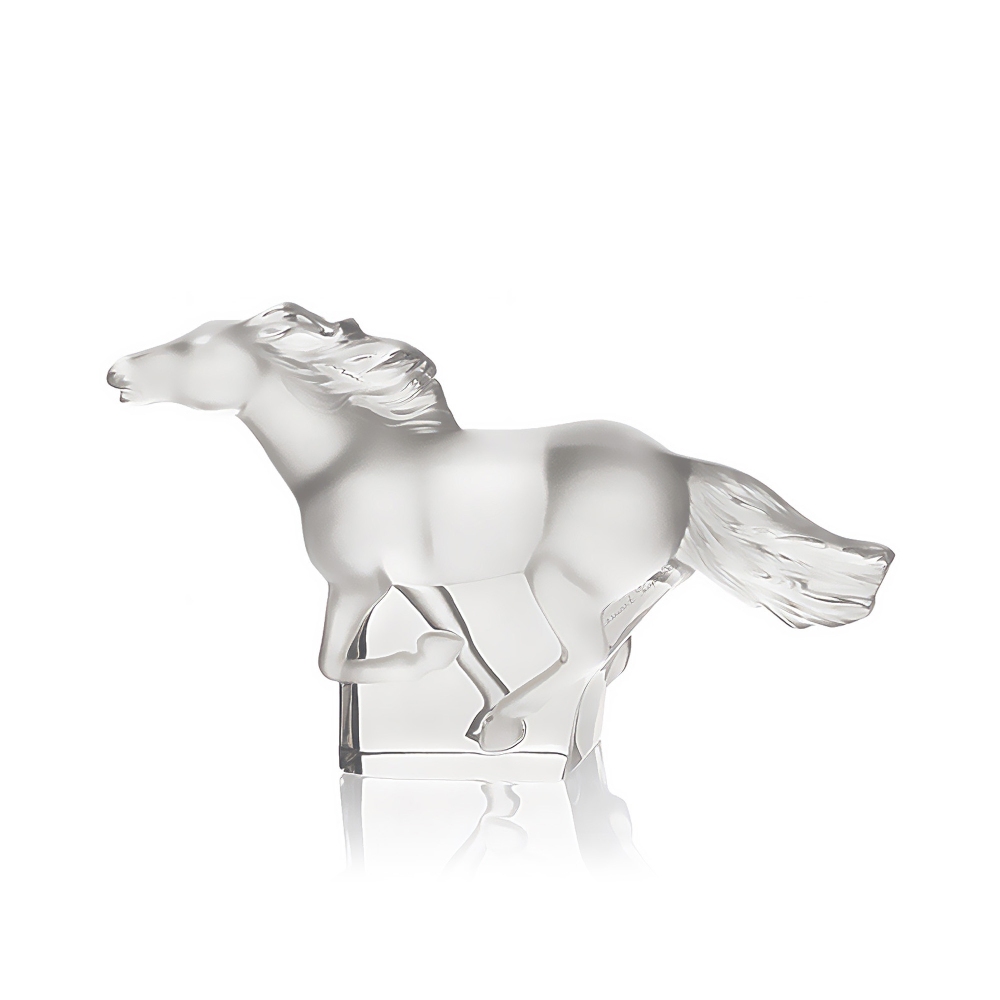 Lalique Kazak Horse crystal sculpture
