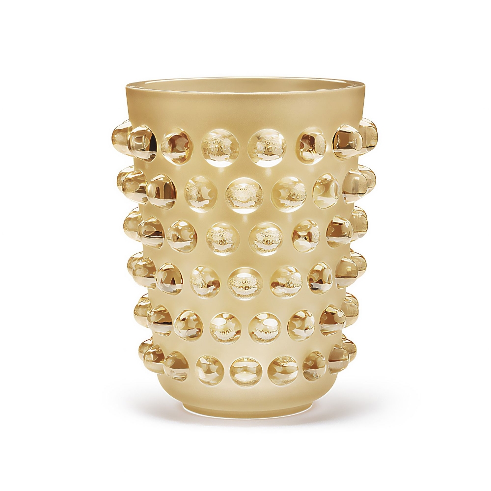 Lalique Mossi XXL Gold Luster crystal...