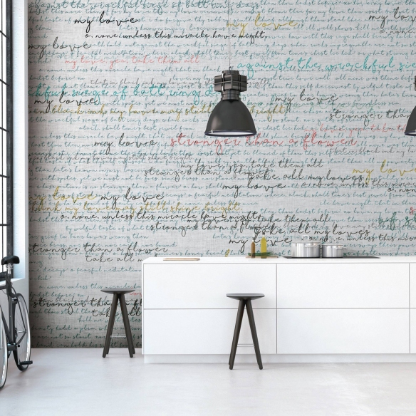 Caos Creativo Carta da parati collezione Wall Writing