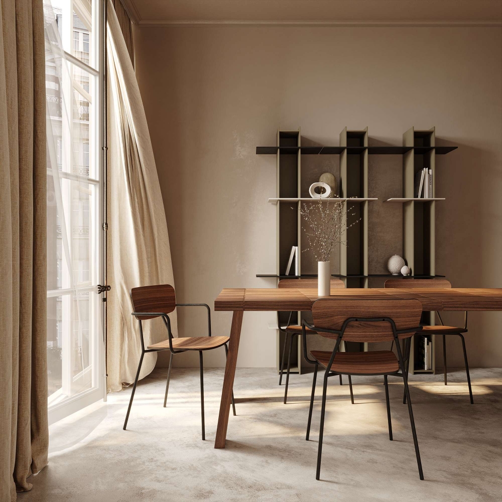 Sculptures Jeux Section extendable table