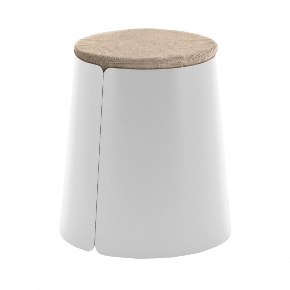 Meme Design Bobino pouf with 3 internal wheels