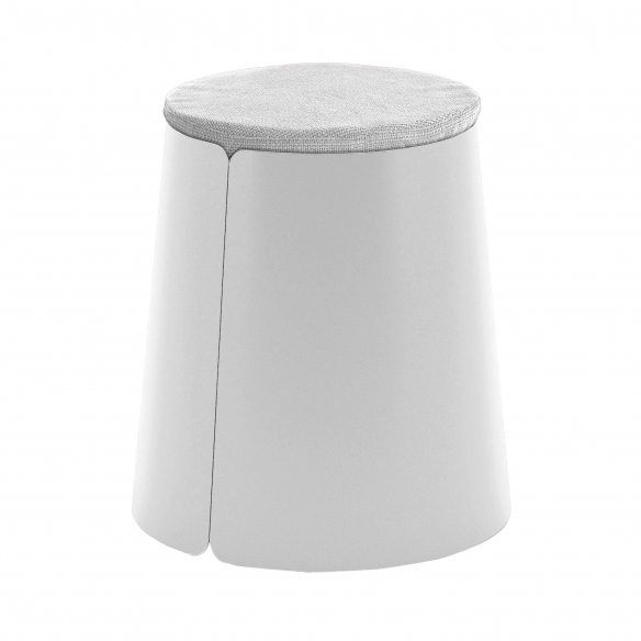 Meme Design Bobino pouf with 3 internal wheels