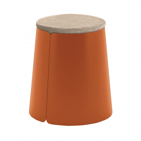 Meme Design Bobino pouf with 3 internal wheels