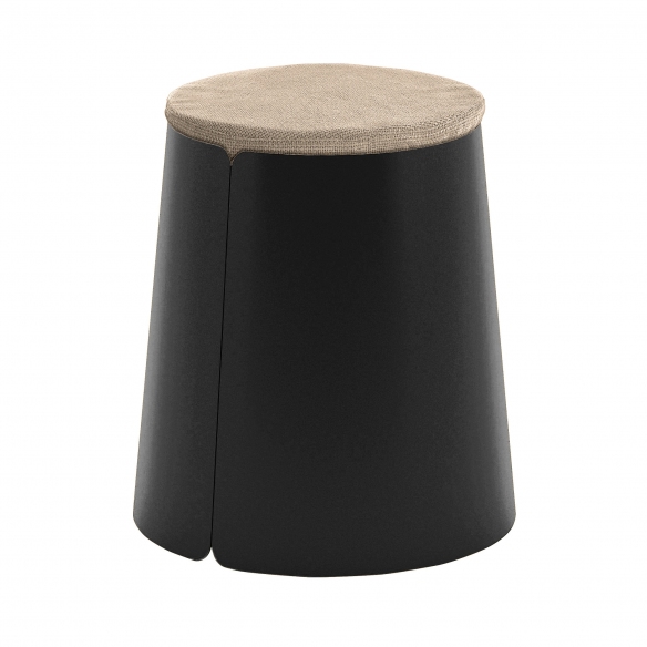 Meme Design Bobino pouf with 3 internal wheels