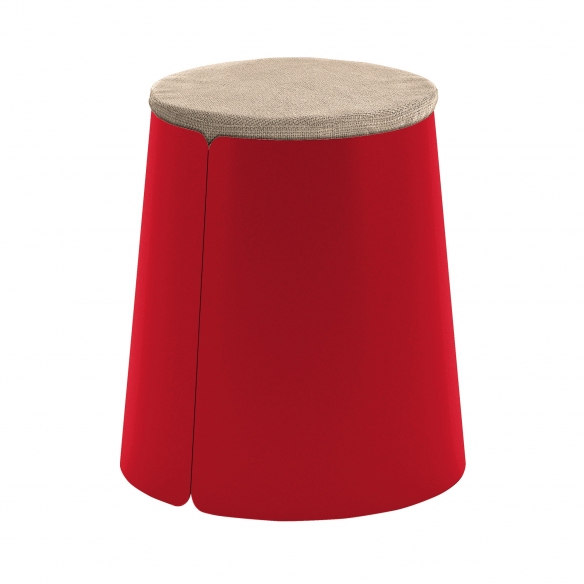 Meme Design Bobino pouf with 3 internal wheels