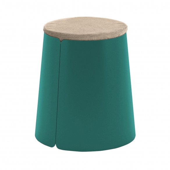 Meme Design Bobino pouf with 3 internal wheels
