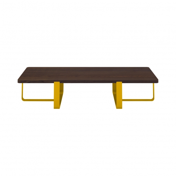 Meme Design Inn double coffee table cm. 60x130x30h - Top in smoked oak wood