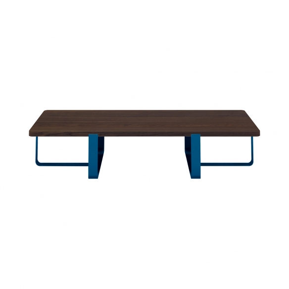 Meme Design Inn double coffee table cm. 60x130x30h - Top in smoked oak wood