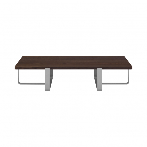 Meme Design Tavolino doppio Inn cm. 60x130x30h - Top in legno rovere fumè