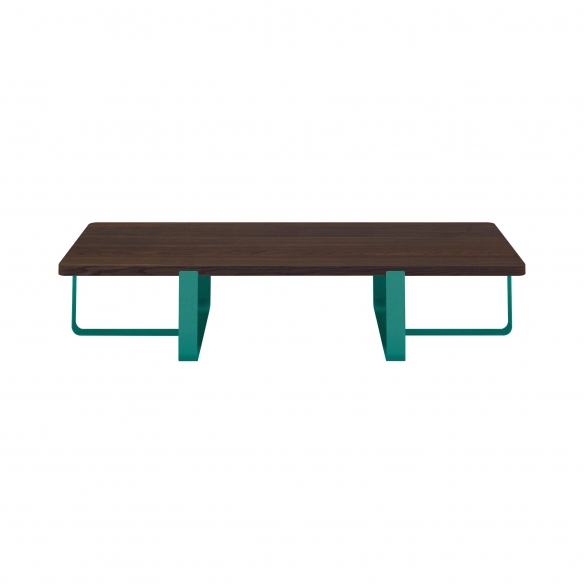 Meme Design Inn double coffee table cm. 60x130x30h - Top in smoked oak wood