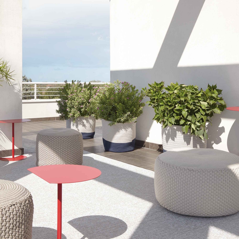 Meme Design Berenice pouf cm. 80x50h