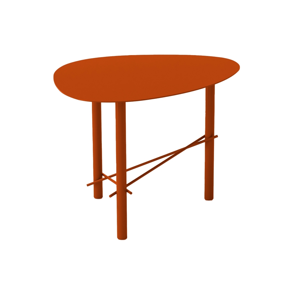 Meme Design Tavolino alto Cookie 68x53x45h cm - Top in metallo