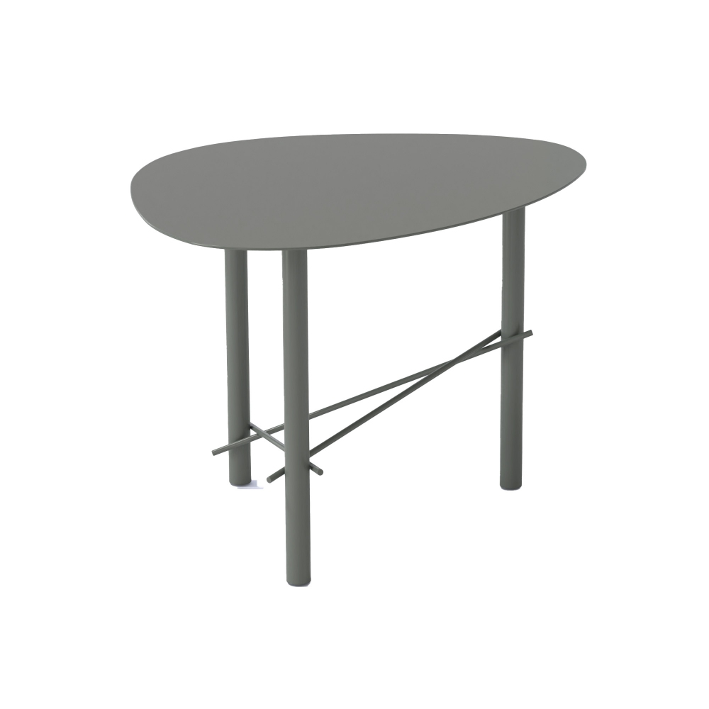 Meme Design Tavolino alto Cookie 68x53x45h cm - Top in metallo