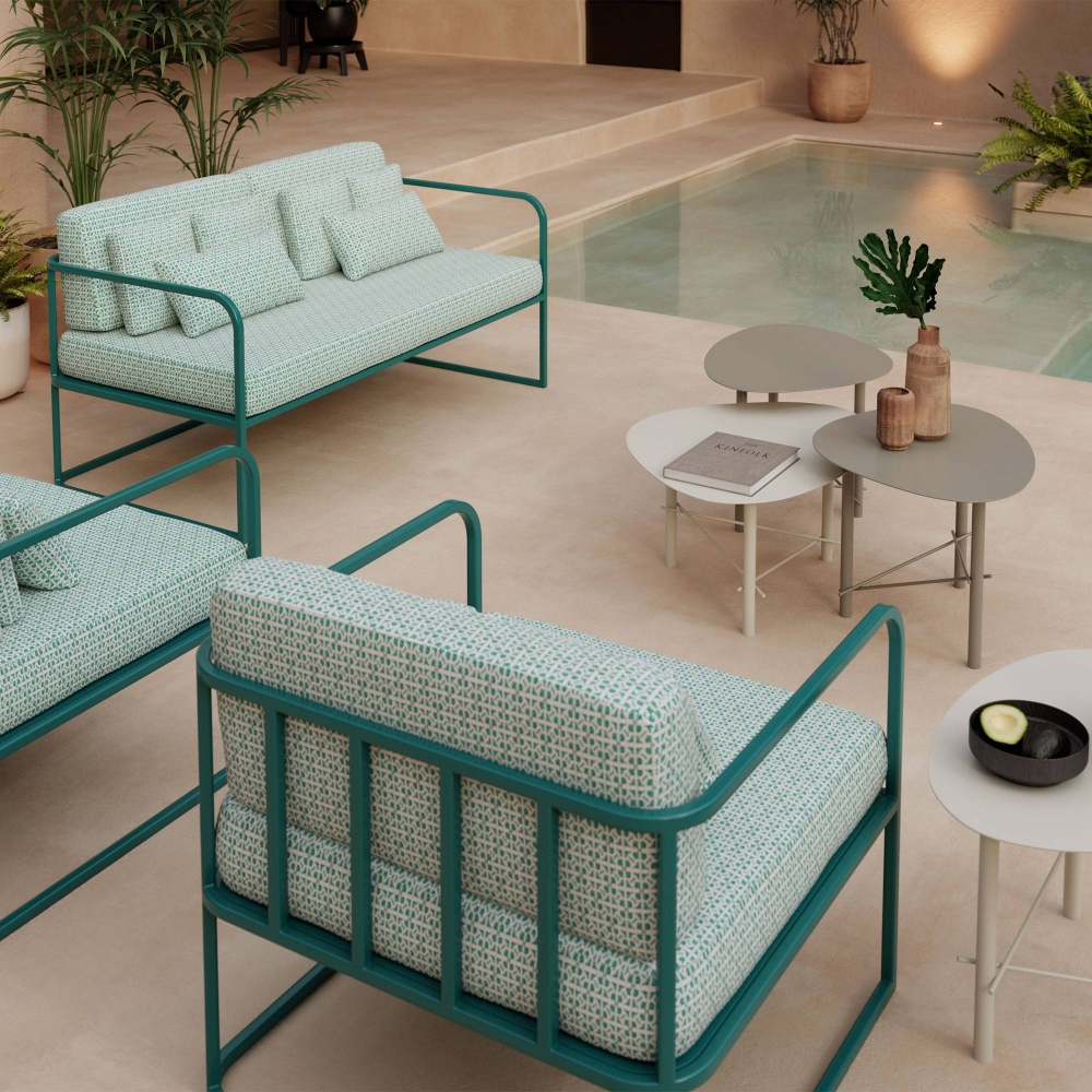 Meme Design Tavolino alto Cookie 68x53x46h cm - Top in Laminam