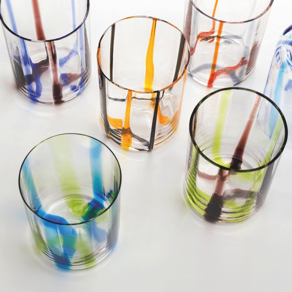 Zafferano 6 bicchieri Tirache cl.35