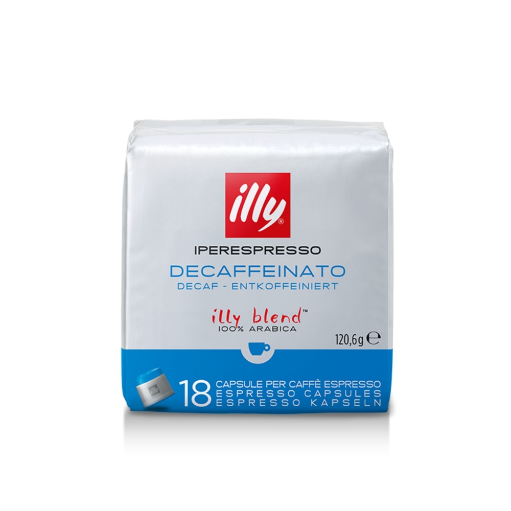 Illy 12 pacchi da 18 capsule caffè Iperespresso Decaffeinato