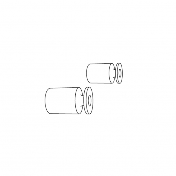 Mogg Coppia di supporti a parete per librerie Metrica