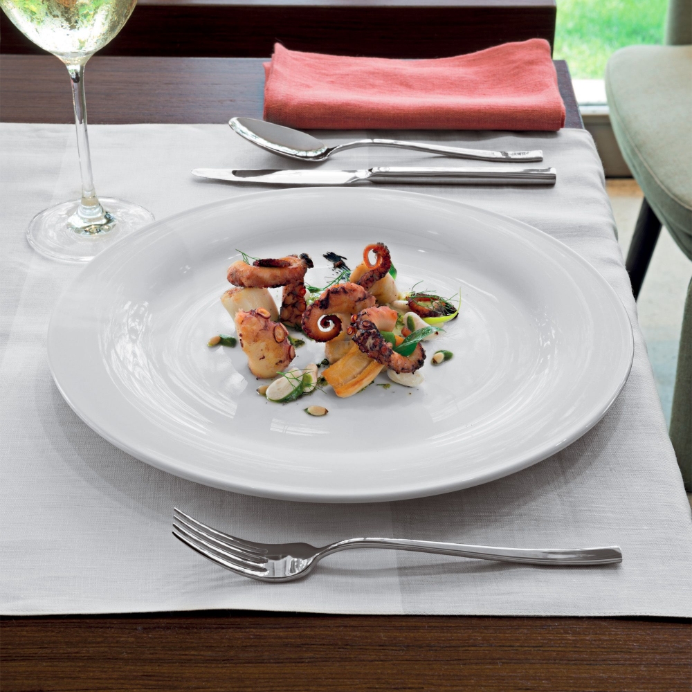 Arthur Krupp 6 Neve dinner plates diam. 31 cm