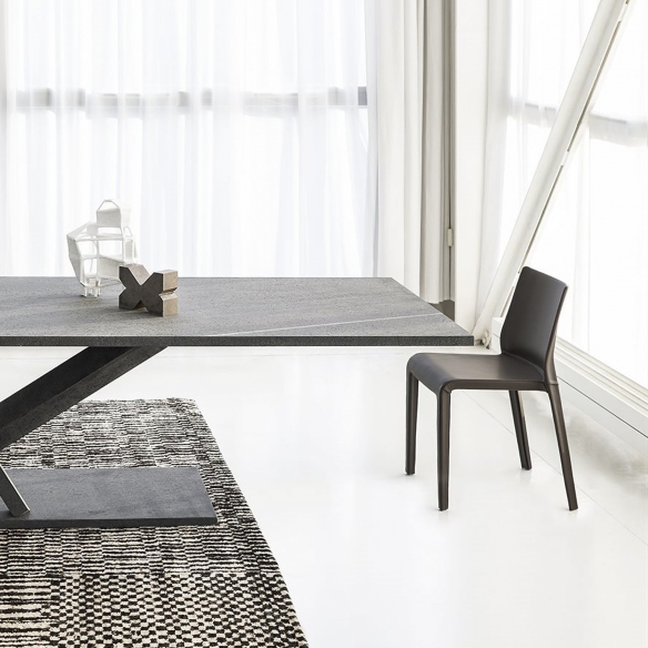 Desalto Tavolo Element cm 99x300 - Finitura Concrete nero