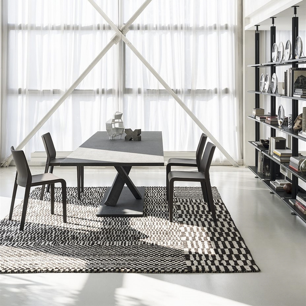 Desalto Tavolo Element cm 99x300 - Finitura Concrete nero