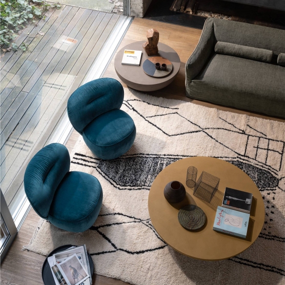 Gervasoni Heiko 44 coffee table diam. 120 cm