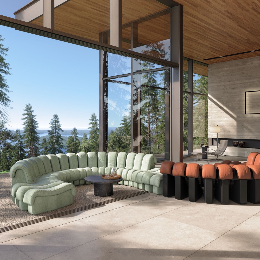 de Sede Divano componibile DS-600 - Configurazione F (26 moduli)