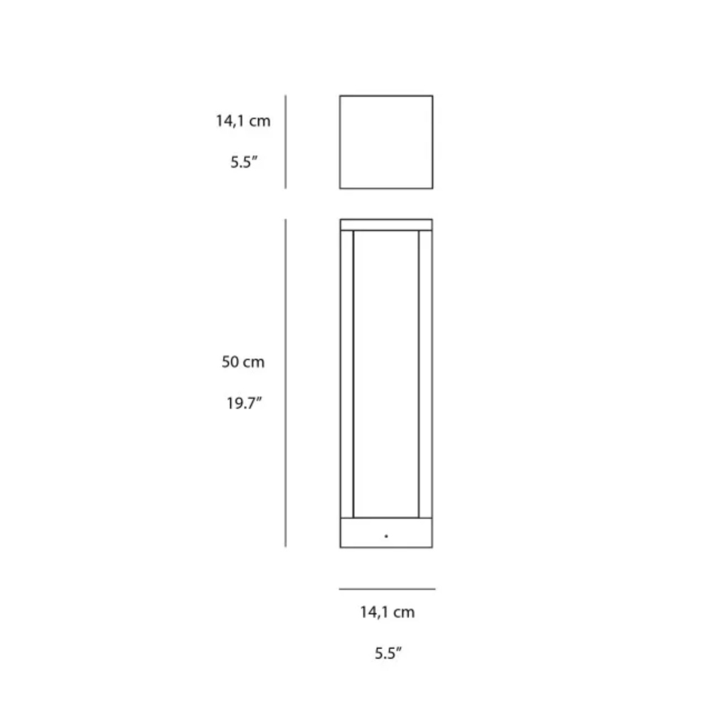Zafferano lampada da terra outdoor Home Paletto