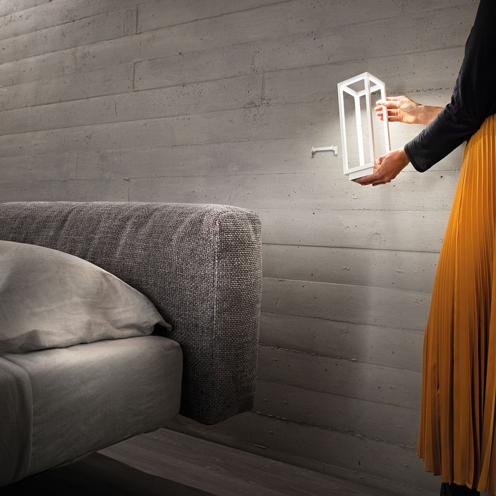 Zafferano Lampada da tavolo ricaricabile Home Pro Led