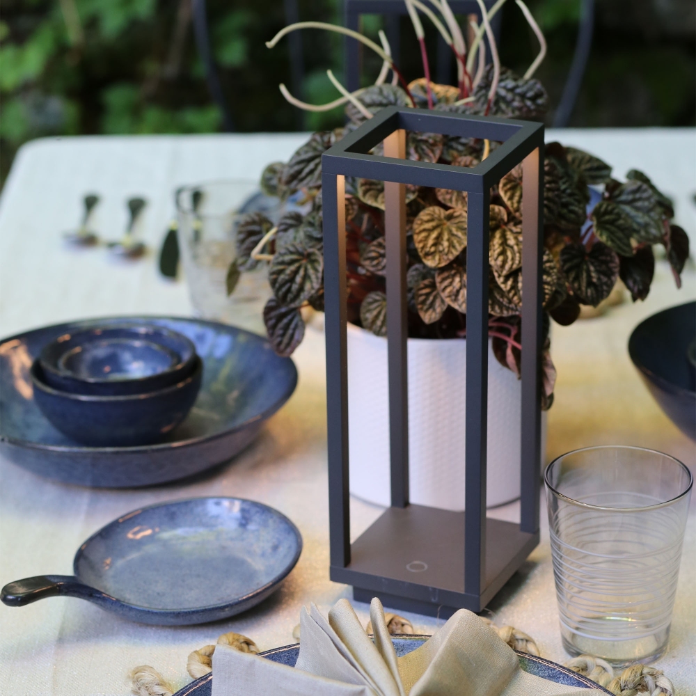 Zafferano Lampada da tavolo ricaricabile Home Pro Led