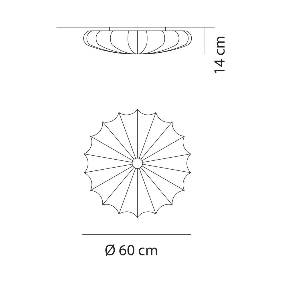 Axolight Muse ceiling lamp diam. 40 cm