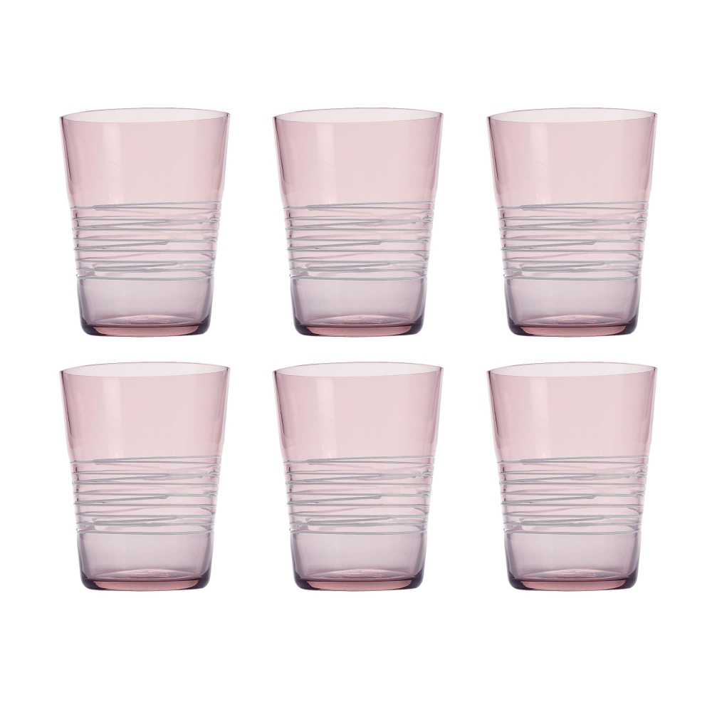 Zafferano 6 bicchieri Filante cl.40