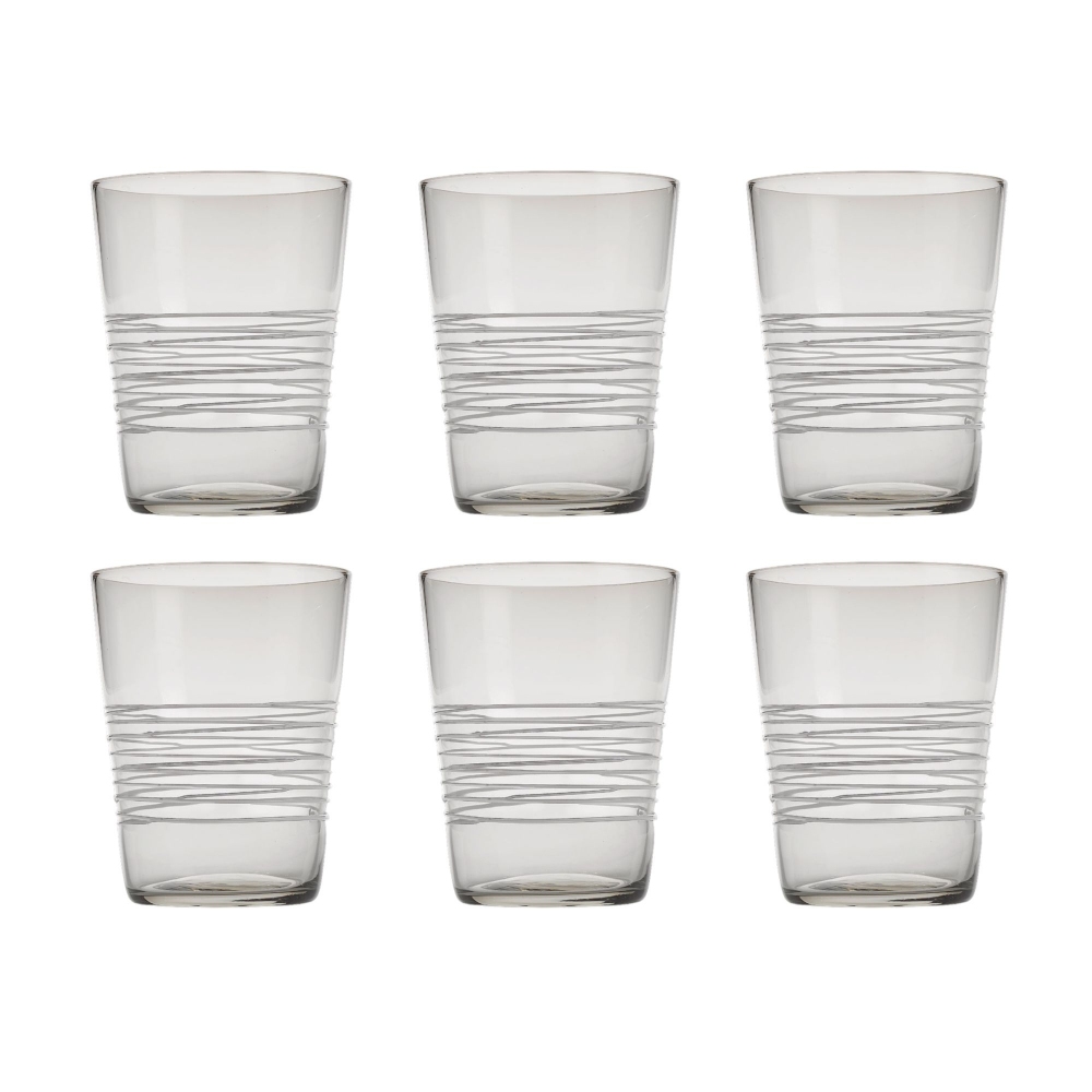 Zafferano 6 bicchieri Filante cl.40