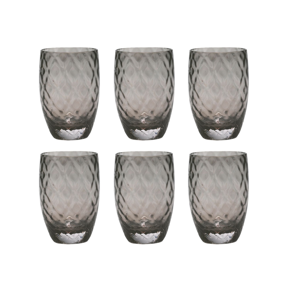 Zafferano 6 bicchieri Losanghe cl.38