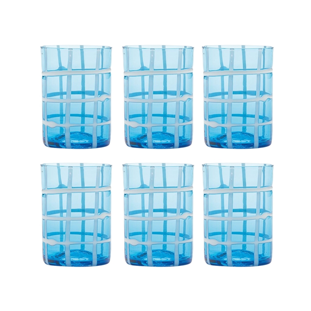 Zafferano 6 Twiddle glasses 35 cl