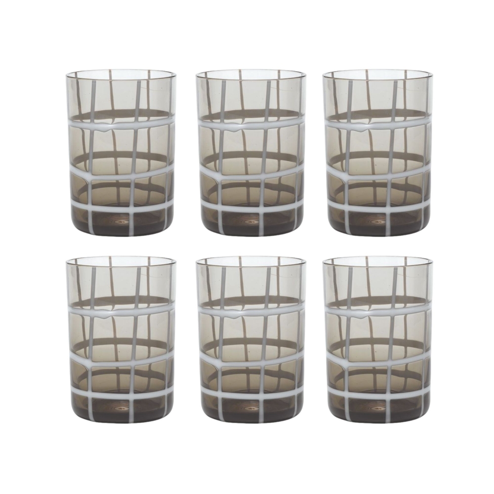 Zafferano 6 Twiddle glasses 35 cl