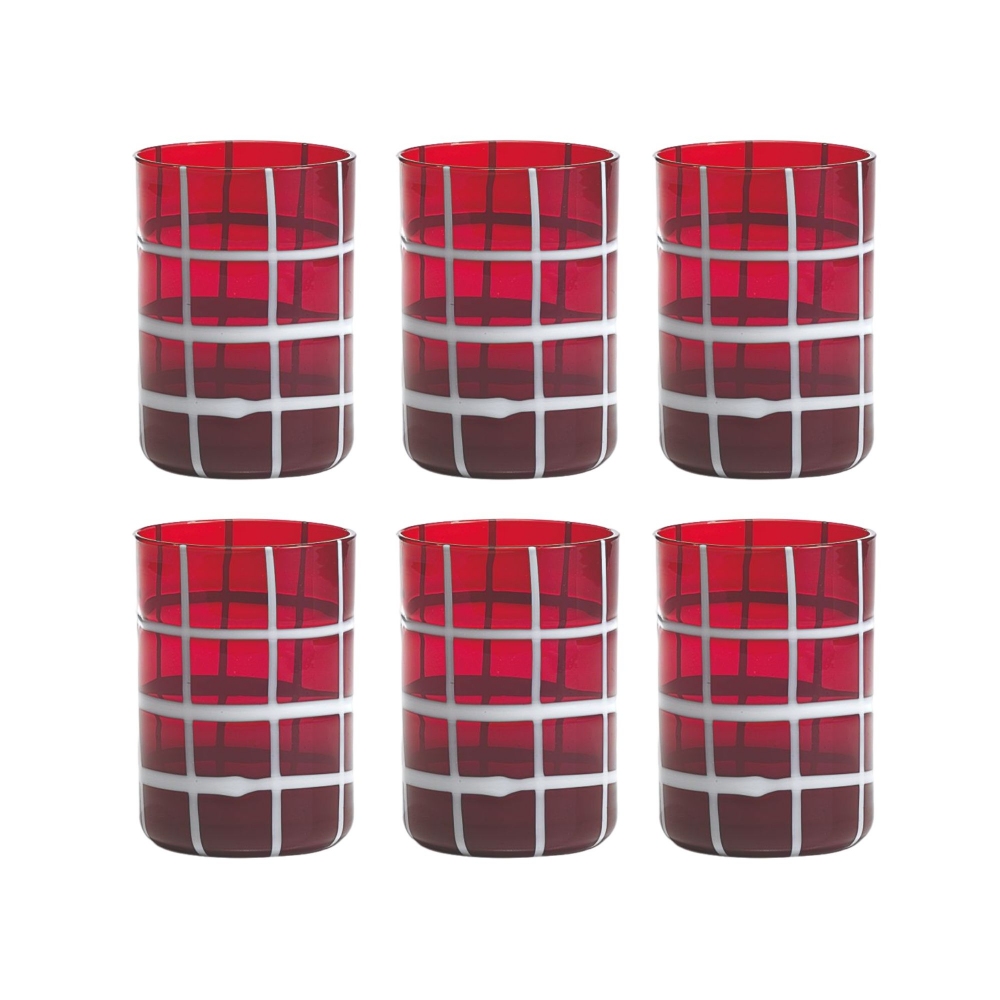 Zafferano 6 Twiddle glasses 35 cl