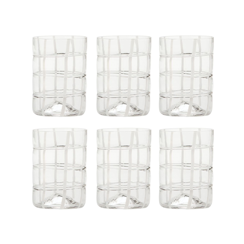 Zafferano 6 Twiddle glasses 35 cl