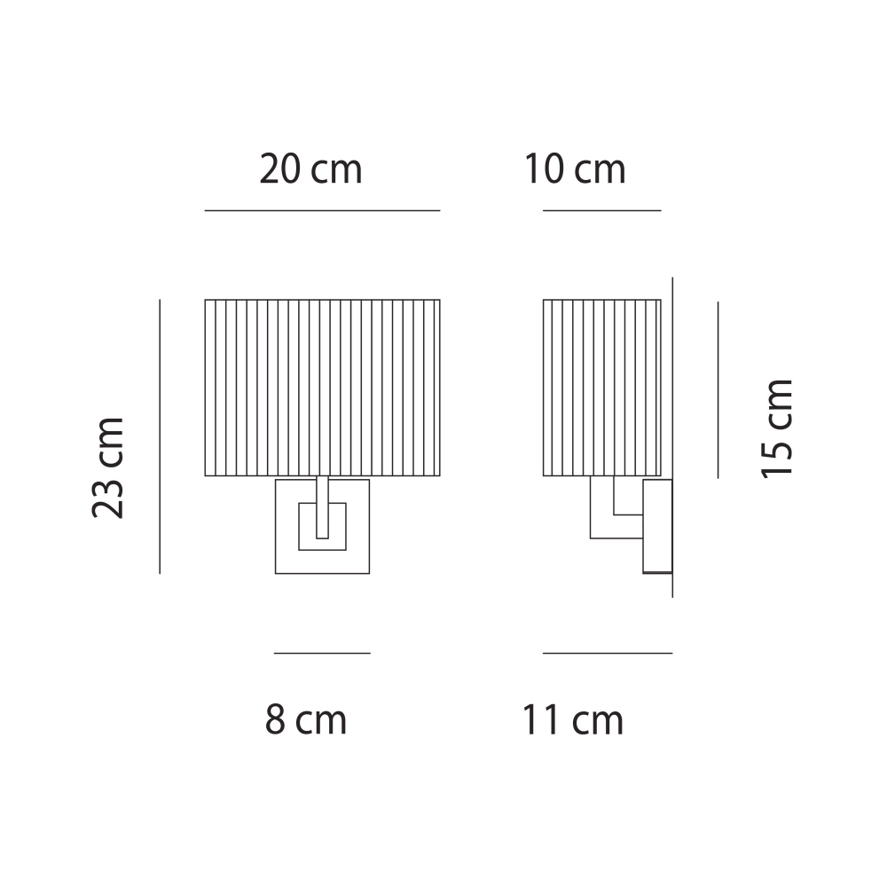 Axolight Clavius wall lamp