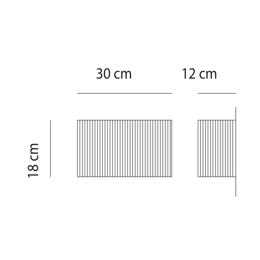 Axolight Clavius 30 wall lamp