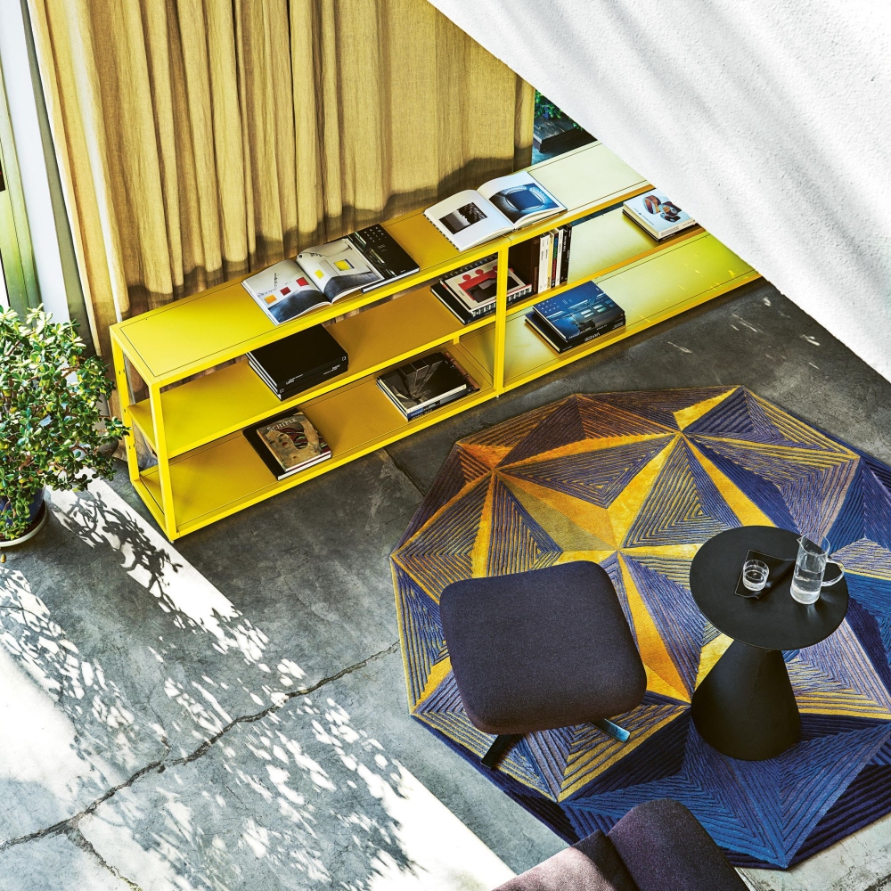 Desalto Libreria modulare Helsinki - Composizione D (h. 82 L 70 + 97 + 147 - 314 cm)