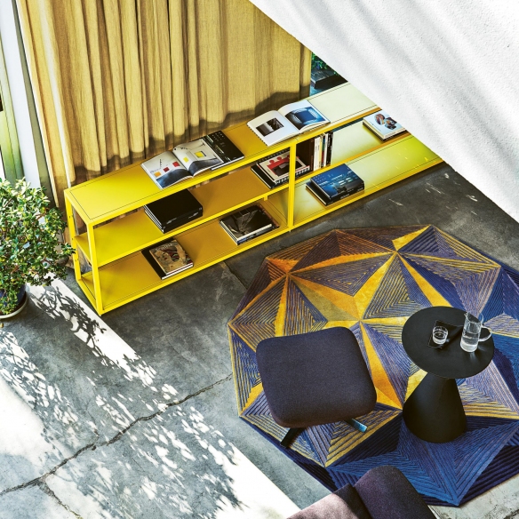 Desalto Libreria modulare Helsinki - Composizione D (h. 82 L 70 + 97 + 147 - 314 cm)
