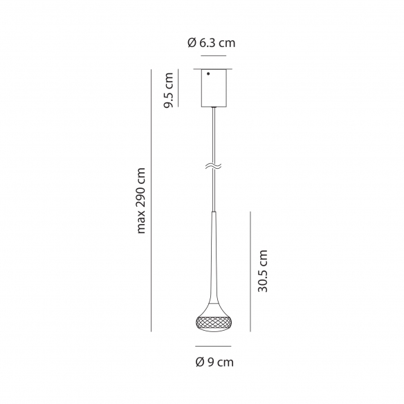 Axolight Fairy suspension lamp