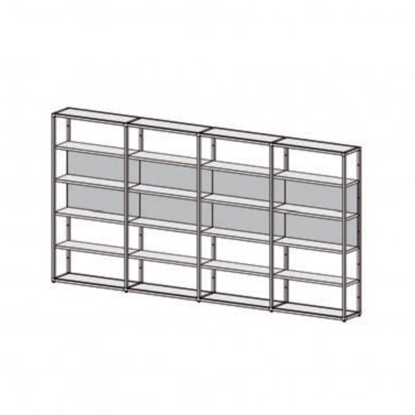 Desalto Helsinki modular bookcase - Composition M (h. 198 L 100 + 97 + 97 + 97 - 391 cm) ?