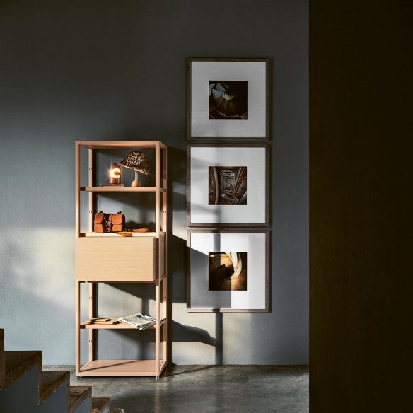 Desalto Libreria modulare Helsinki - Composizione P (h. 198 L 70 cm)