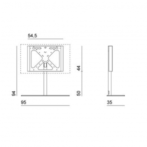 Desalto Porta TV Sail 301 h 94 cm (TV max 55'')