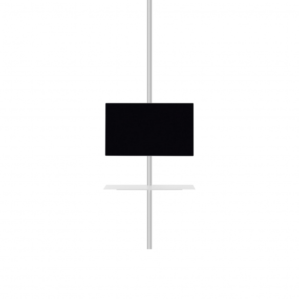 Desalto Sail 307 TV stand with rotating ceiling support - TV positioning h. 119 and shelf included