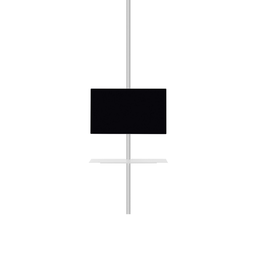 Desalto Porta TV Sail 307 con piantana girevole a soffitto - Posizionamento TV h. 151 e mensola inclusa